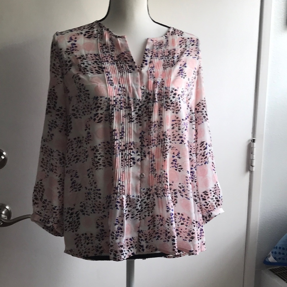 Daniel Rainn ladies button up shirt M
